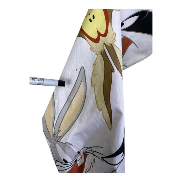 Members Only LOONEY TUNES Jacket Kids Size 18 White Mesh Lining Windbreaker Coat - Picture 13 of 16